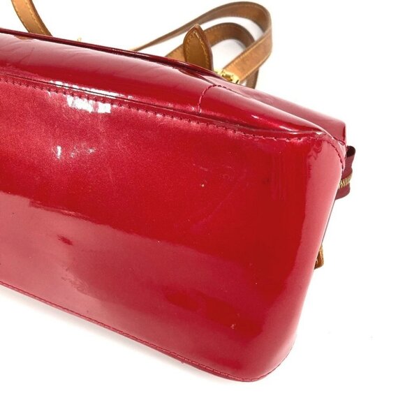 LOUIS VUITTON M93507 MonogramVernis RosewoodAvenue bag Shoulder Bag Pomdamul Red - Picture 14 of 14
